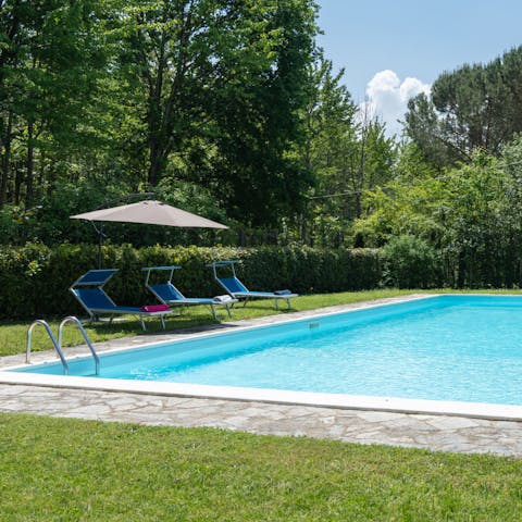 Make a splash in the private pool