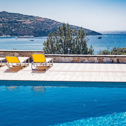 Start the mornings with a leisurely swim in your private pool
