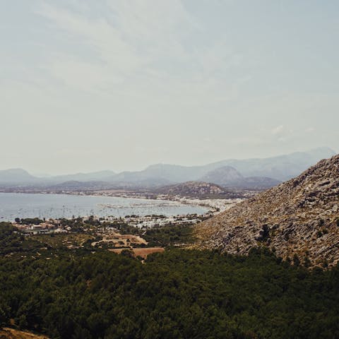 Enjoy the stunning natural beauty of the Alcúdia region of Mallorca