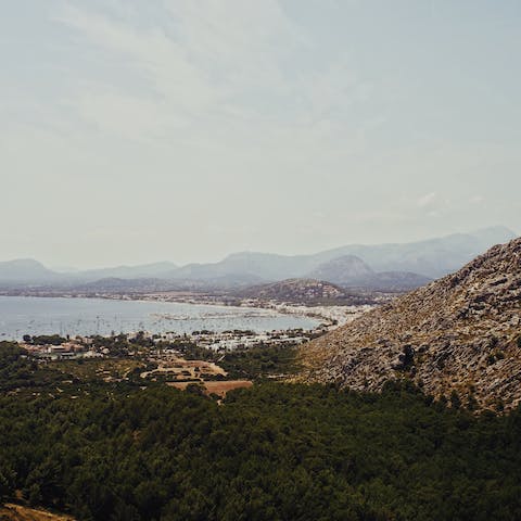 Enjoy the stunning natural beauty of the Alcúdia region of Mallorca