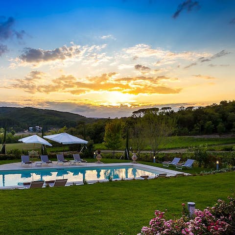 Savour the extraordinary sunsets