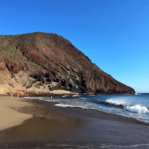 Explore Montaña Roja, right on Lanzarote's coast