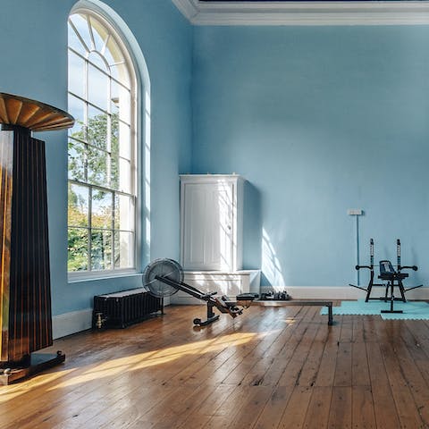 The grandest gym you’ll ever see