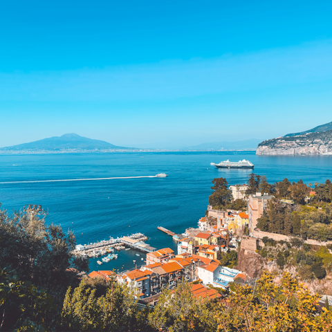 Stay a short drive outside stunning Sorrento