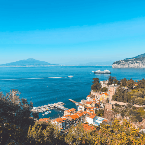 Stay a short drive outside stunning Sorrento