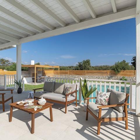 Begin your day with breakfast on the terrace