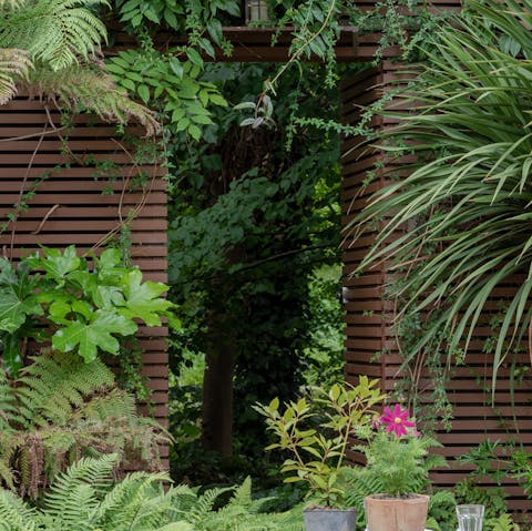 Step through the garden's secret door into Mile End Park