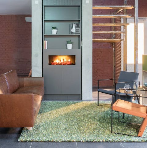 Socialise in the communal lounge