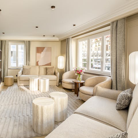 Find the perfect spot to unwind in the living room