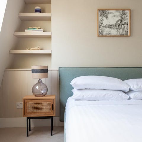 Wake up feeling refreshed after a night of deep sleep