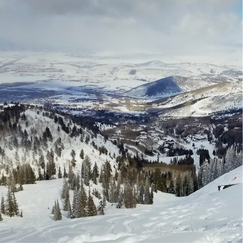 Take the short walk to the Park City Mountain Ski Lift and hit the slopes