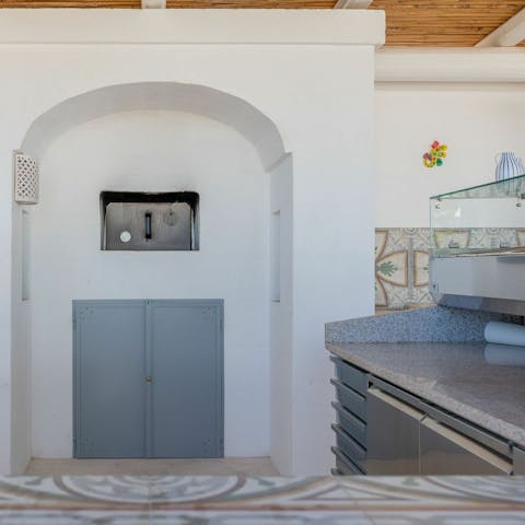 Let your host book a private chef to whip up something special in the industrial kitchen