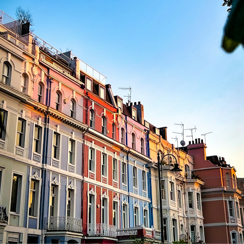 Wander the colourful streets of Notting Hill