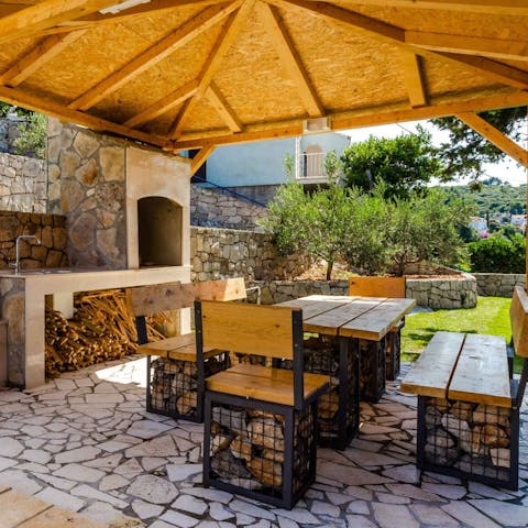 Light up the barbecue and experience the best of island living outdoors