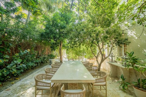 Gather on the lush terrace to share special meals and sundowner drinks