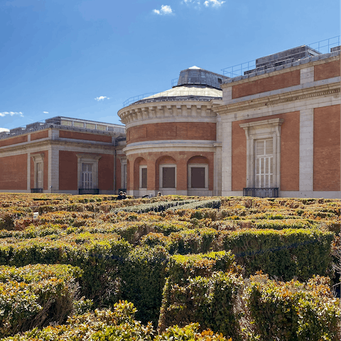 Visit The Prado Museum, a twelve-minute stroll from your doorstep