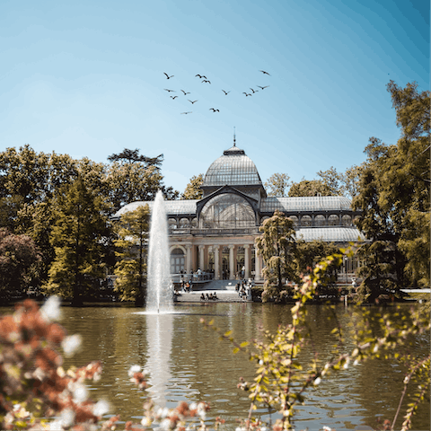 Take a picnic to El Retiro Park, eighteen minutes away on foot