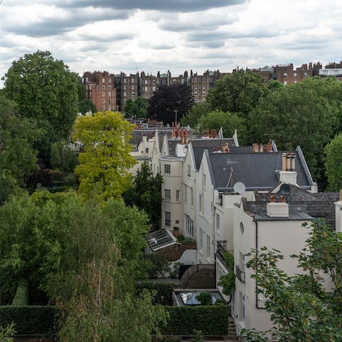 Admire sweeping views over West London's rooftops