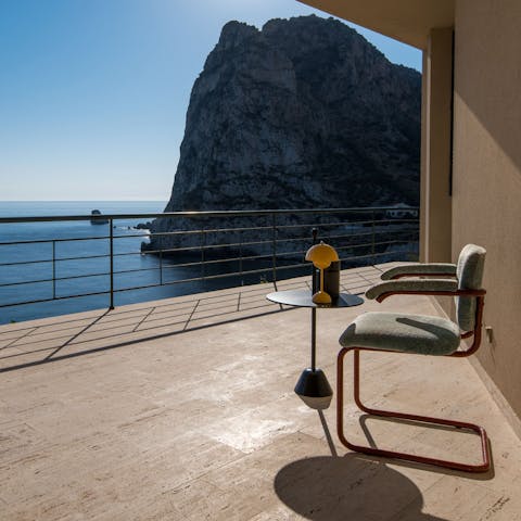 Take in unparalleled views from the villa's multiple terraces