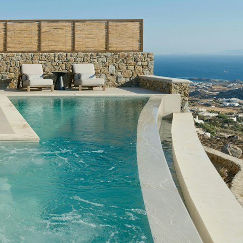 Relax by the pool and take in the views