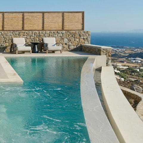 Relax by the pool and take in the views