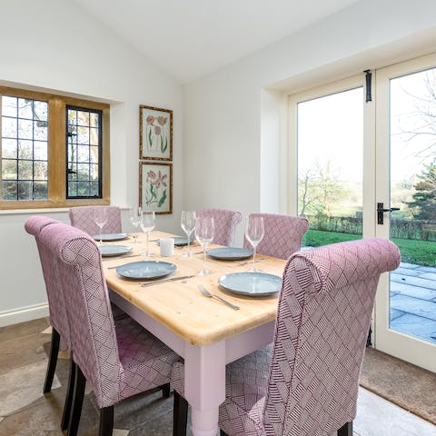 Serve up warming country meals at the dining area – roast dinner anyone?