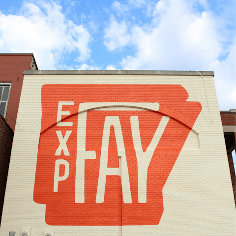 Discover Fayetteville's music, art and food scene, nine-minutes away by car