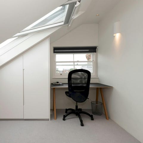 Catch up with work during your stay in the dedicated workspace