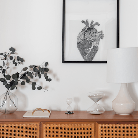 The host's eye for design