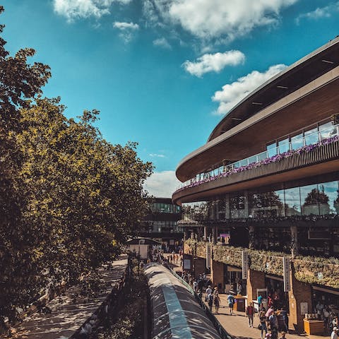 Enjoy a brilliant day at Wimbledon Tennis Club, only twenty minutes' walk away