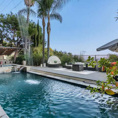 Savour the feeling of total relaxation by the pool