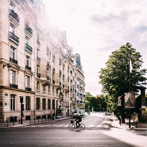 Take a scenic stroll through the Luxembourg Gardens, just ten minutes away