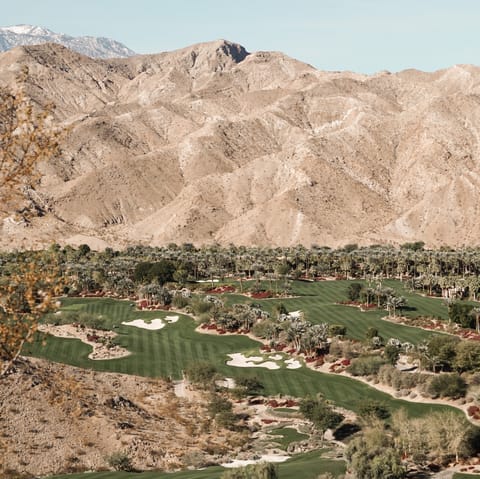 Hit the links at Escena Golf Club – it's a seven-minute drive
