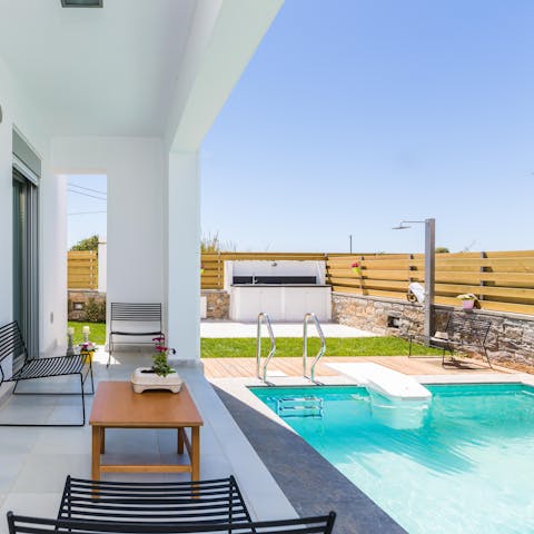 Cool off in your own private pool