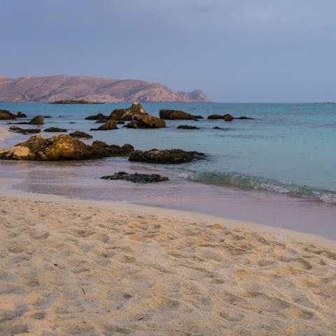 Stroll the sands of stunning beaches just a three-minute walk from your door