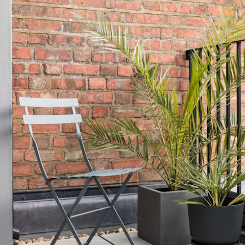 Sip your morning coffee on the terrace