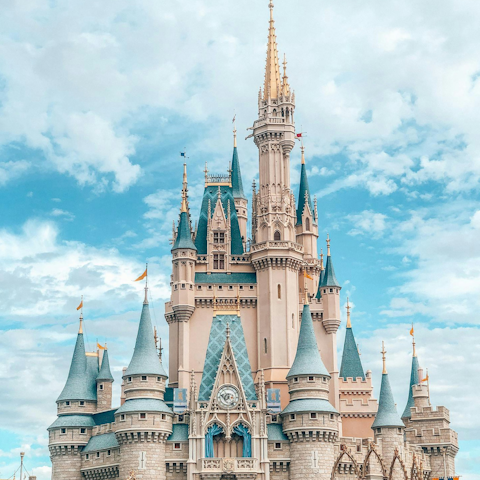 Meet your favourites at Disney World, twenty-minute drive away