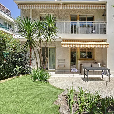 Soak up the sun in the garden