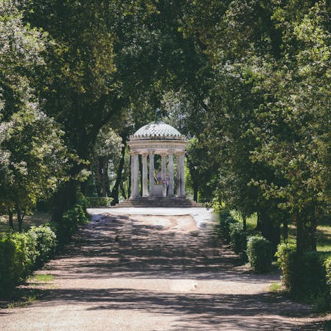 Begin your Roman holiday with a stroll to Villa Borghese