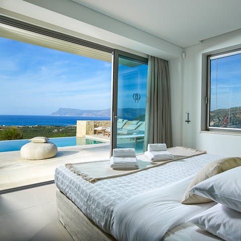 Wake up to fabulous views of the Mediterranean
