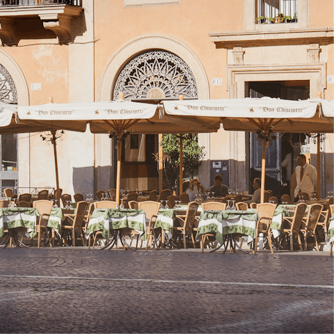 Savour delicious Italian meals in local restaurants