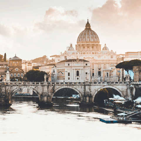 Begin your Roman Holiday with a stroll to the Vatican