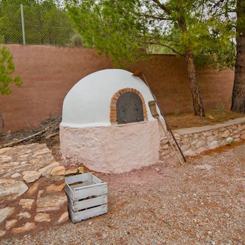 Cook in the authentic clay oven