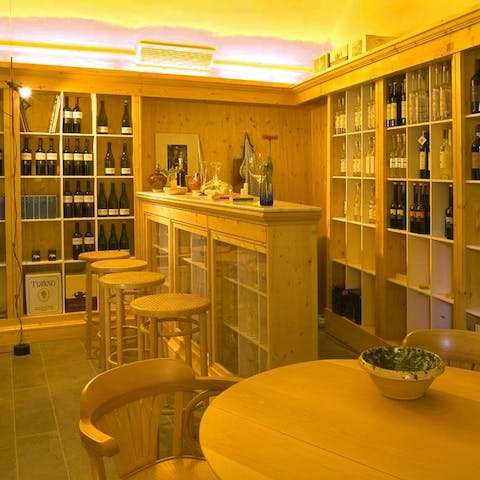 Try the local vintages in the onsite tasting room