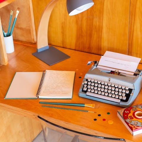 Get creative in the artist's studio