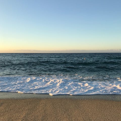 Step out your door and onto the shores of Argelès Plage