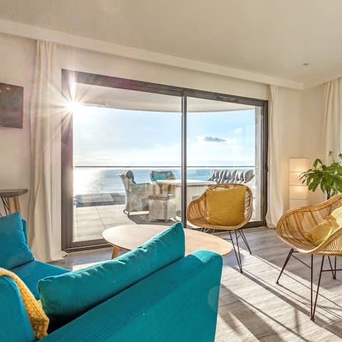 Recline in style in the chic living room