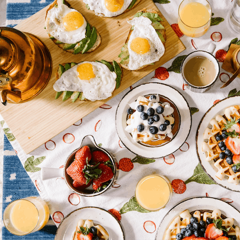 Wake up to homemade breakfast every morning in the on-site restaurant