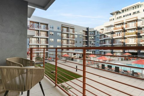 Wake up with coffee on your private balcony