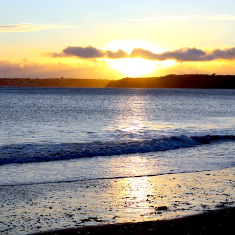 Have a paddle at Paignton Beach – it's twelve minutes away by car